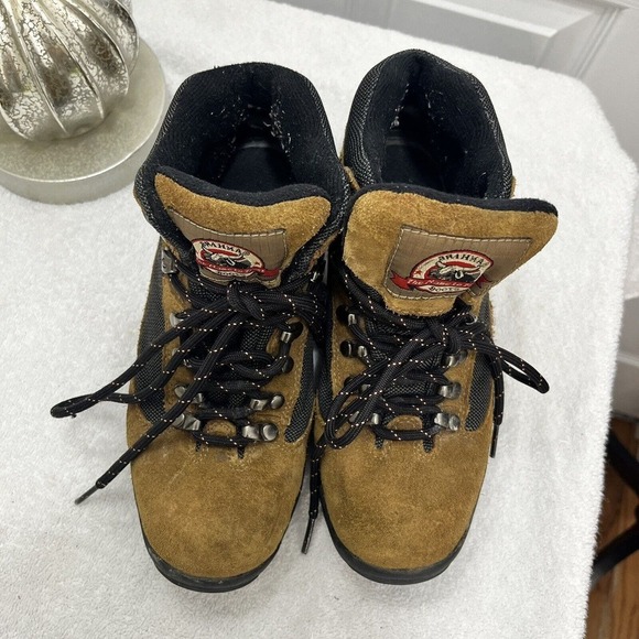 BRAHMA Womens Hard Toe Boots Hiking work Oil Slip Resistant Waterproof Brown 6 - Picture 4 of 10